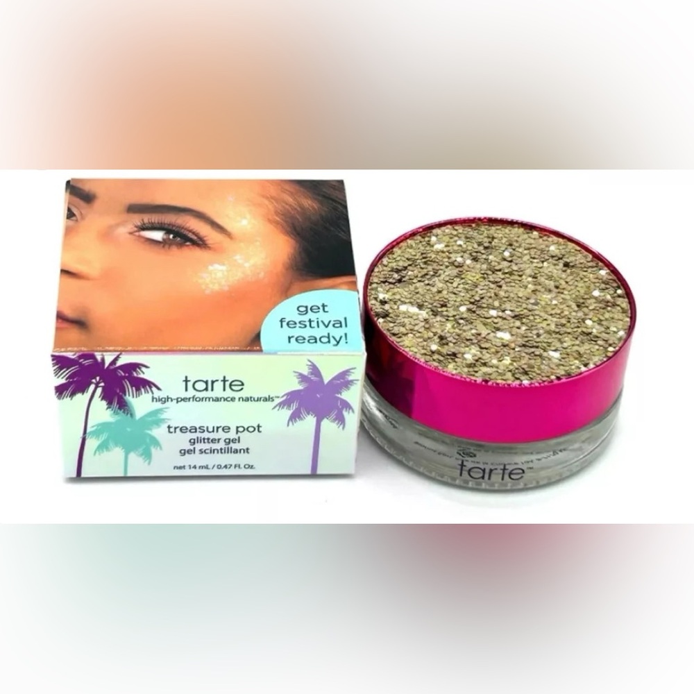 Tarte Treasure Pot Glitter Gel 0.47oz New In Box